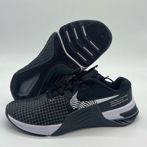 Nike Metcon 8 Black White Dark Smoke Gray Women's Training Shoes DO9327-001 NWOB
